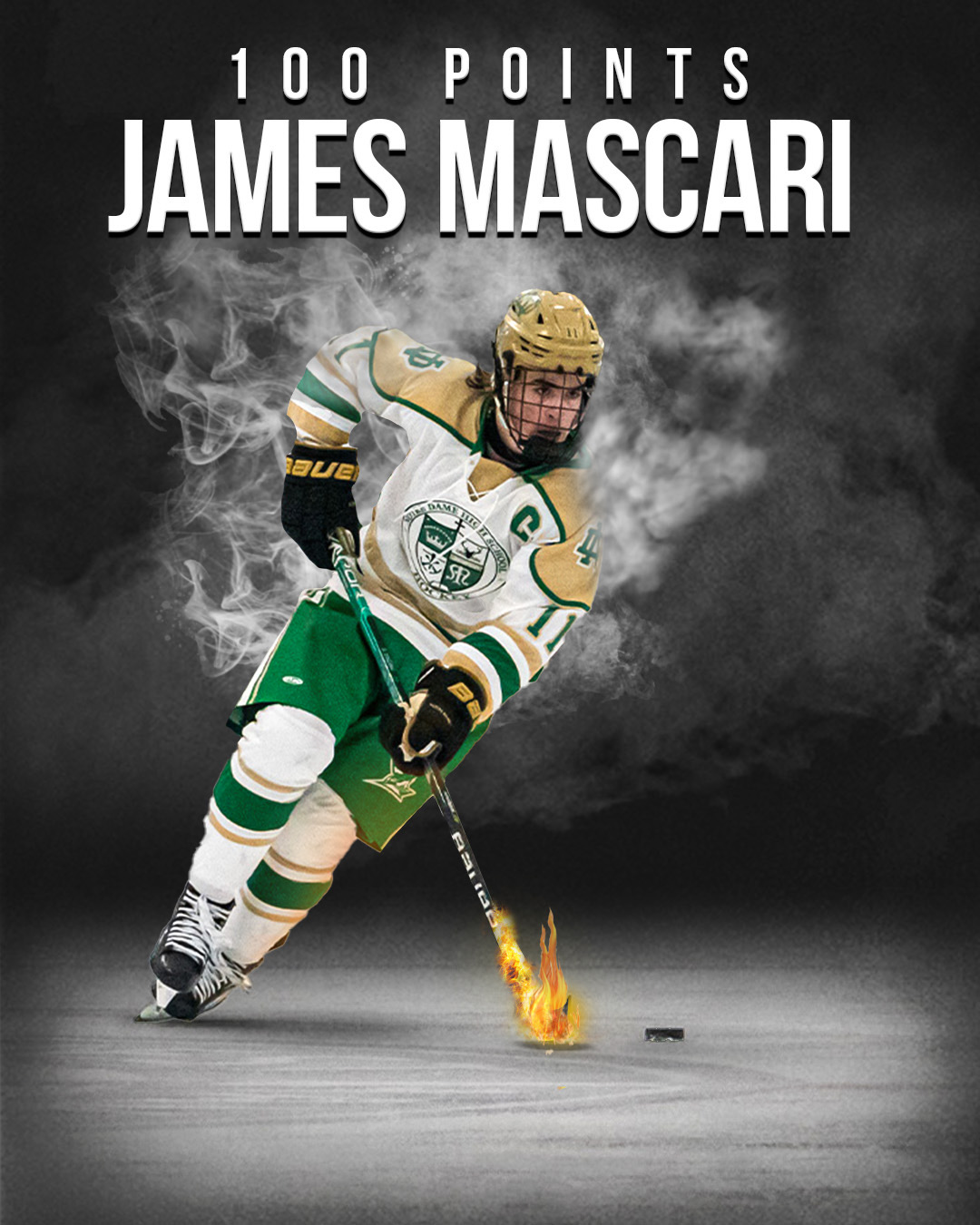 Congratulations ND Hockey Captain James Mascari '24!