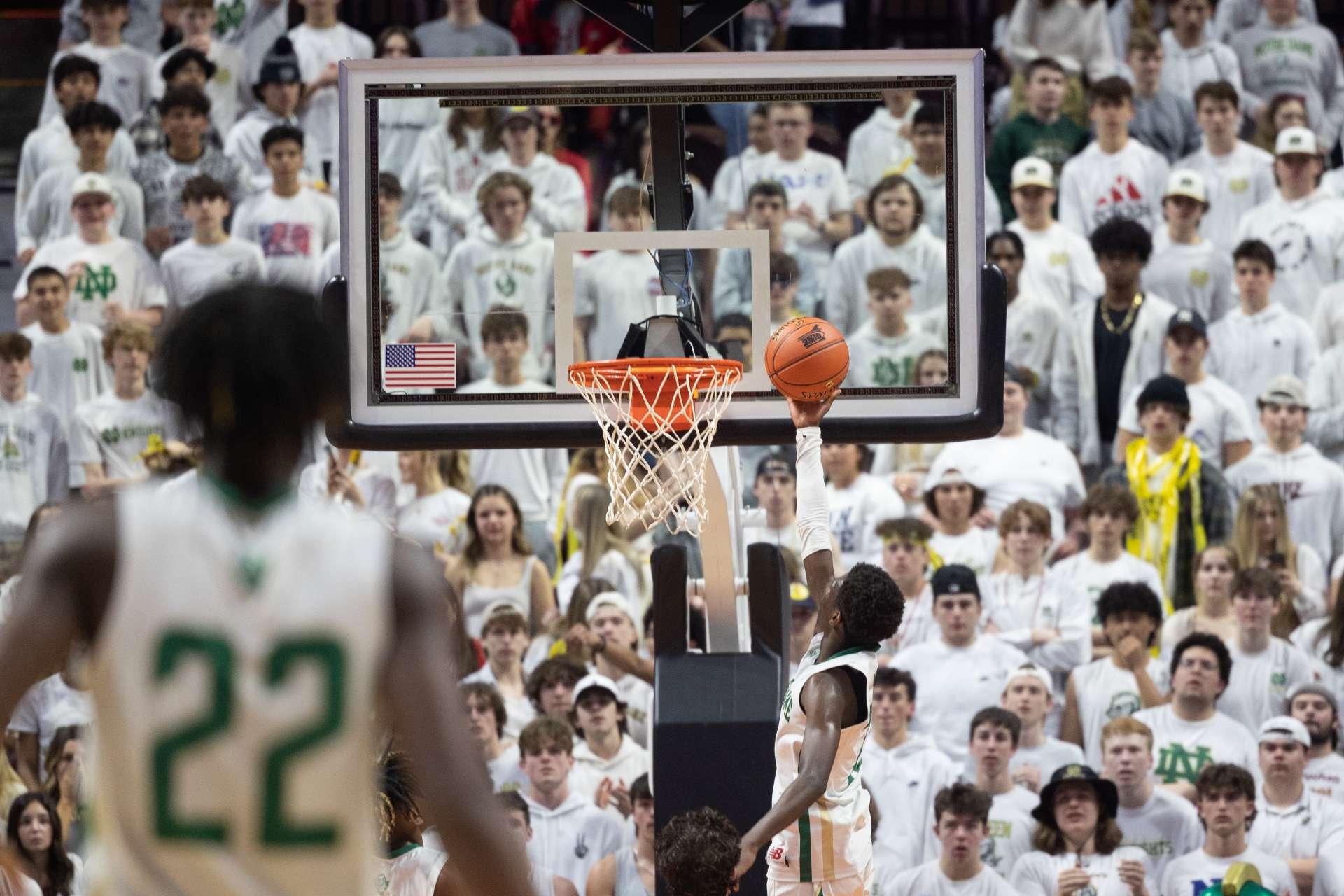 Our Outstanding Teams  The Notre Dame Athletic Programs form disciplined, self-confident, team players. We have 14 varsity sports teams and 39 State Championship titles!  Learn more 