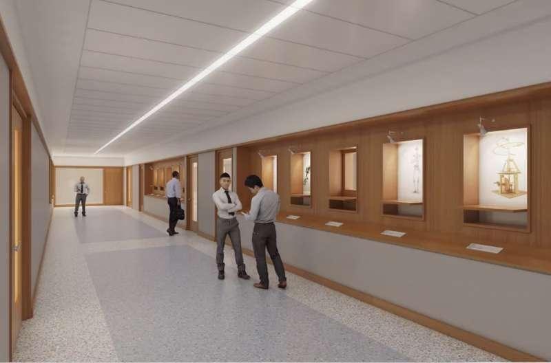 New Corridor and Four New Classrooms Rendering 
