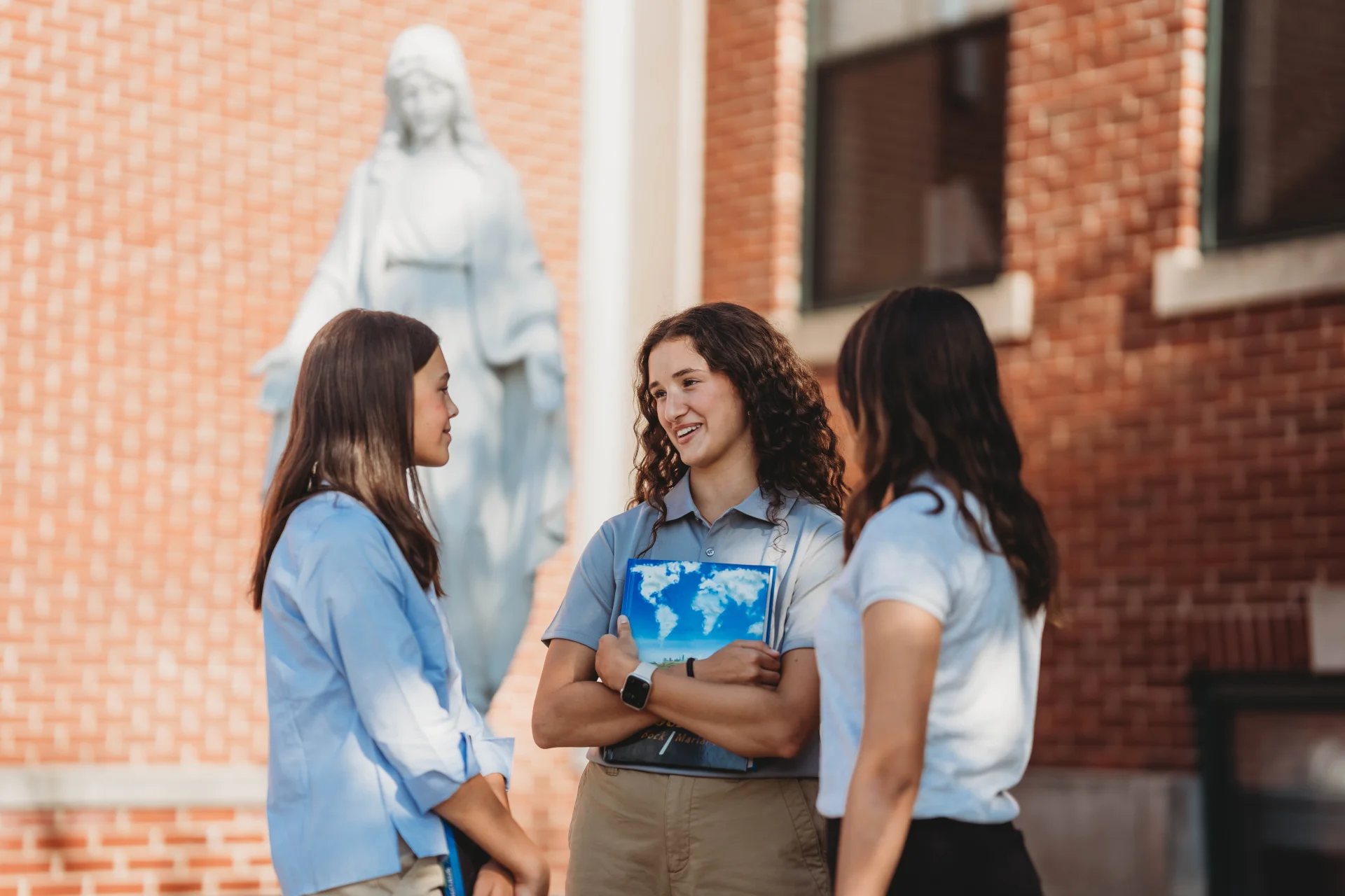 Educating Hearts and Minds through the Holy Cross Tradition  Notre Dame supports spiritual growth and moral development through the Catholic faith. By educating the hearts and minds in honor of the founder of the Congregation of Holy Cross Blessed Basil Moreau, we seek to cultivate the lives of our students through transformative and meaningful encounters with faith.  Learn more 