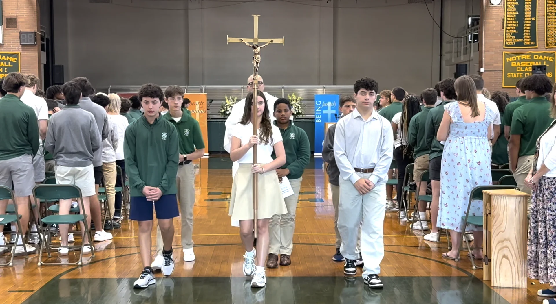 Educating Hearts and Minds through the Holy Cross Tradition  Notre Dame supports spiritual growth and moral development through the Catholic faith. By educating the hearts and minds in honor of the founder of the Congregation of Holy Cross Blessed Basil Moreau, we seek to cultivate the lives of our students through transformative and meaningful encounters with faith.  Learn more